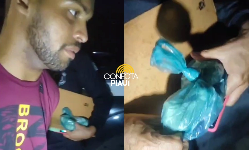 Detento em regime semiaberto é preso ao tentar levar drogas à presídio em Altos