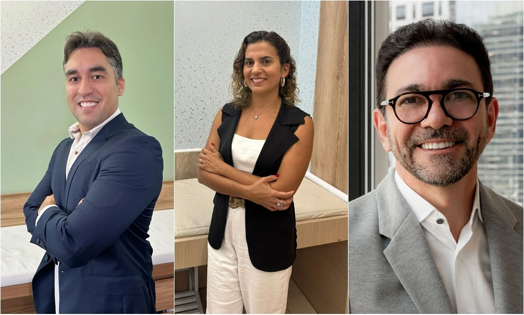 Doutores Leonardo Rafael Rodrigues, Ana Patrícia Petillo e Francisco José Alencar, respectivamente