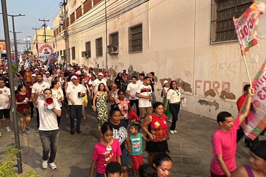 Fábio Novo reúne mais de 22 mil pessoas na maior caminhada da história de Teresina Fábio Novo reúne mais de 22 mil pessoas na maior caminhada da história de Teresina