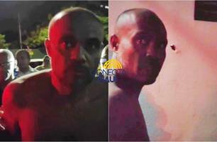 Homem é preso por tráfico e xinga repórter (Foto: Repórter 12 / Conecta Piauí) Homem é preso por tráfico e xinga repórter (Foto: Repórter 12 / Conecta Piauí)