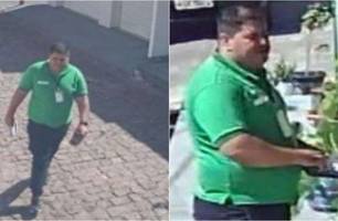 Imagens capturadas por câmeras de segurança (Foto: Reprodução) Imagens capturadas por câmeras de segurança (Foto: Reprodução)