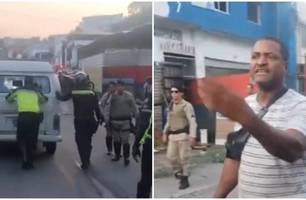 'Meu ganha pão': homem se desespera ao ter veículo apreendido na Bahia (Foto: Reprodução)