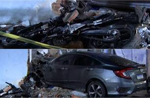 Mulher dirigia um Honda Civic quando foi abordada pelos criminosos em motocicletas (Foto: Reprodução) Mulher dirigia um Honda Civic quando foi abordada pelos criminosos em motocicletas (Foto: Reprodução)