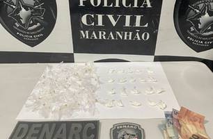 Polícia de Timon faz operação no bairro São Francisco e apreende drogas (Foto: Reprodução)