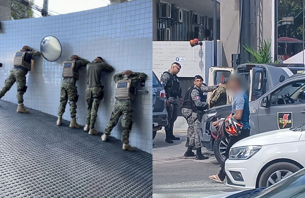 Quadrilha com farda do BOPE é presa após trocar tiros com polícia em Maceió