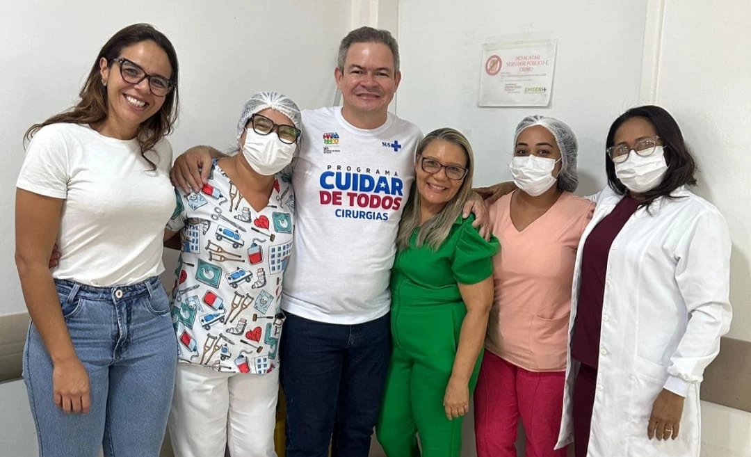 Rafael comemora sucesso de mutirão de cirurgias