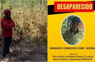 Raimundo estava desaparecido desde domingo (29) (Foto: Reprodução) Raimundo estava desaparecido desde domingo (29) (Foto: Reprodução)
