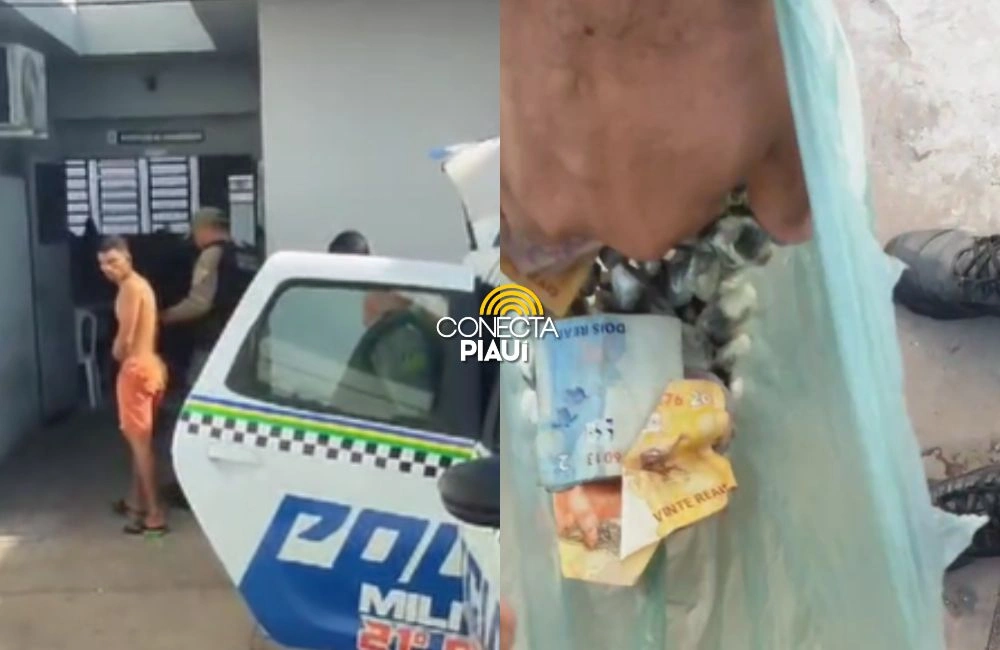 Relaxando: polícia prende suspeitos que vendiam drogas deitados em redes em Altos