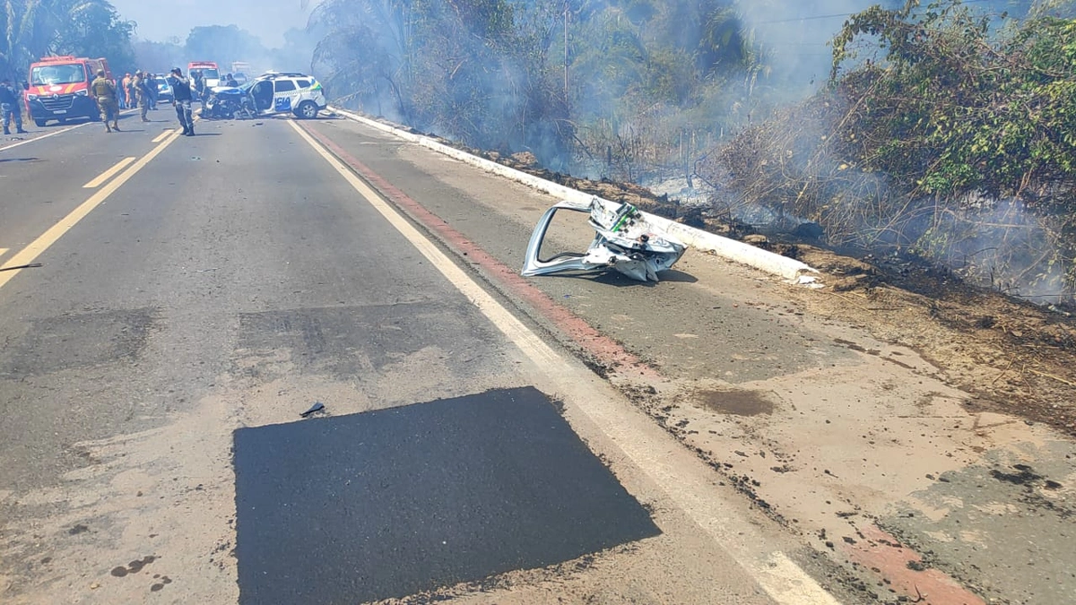 Sargento morre em grave acidente próximo a Rodoanel na zona Sul de Teresina