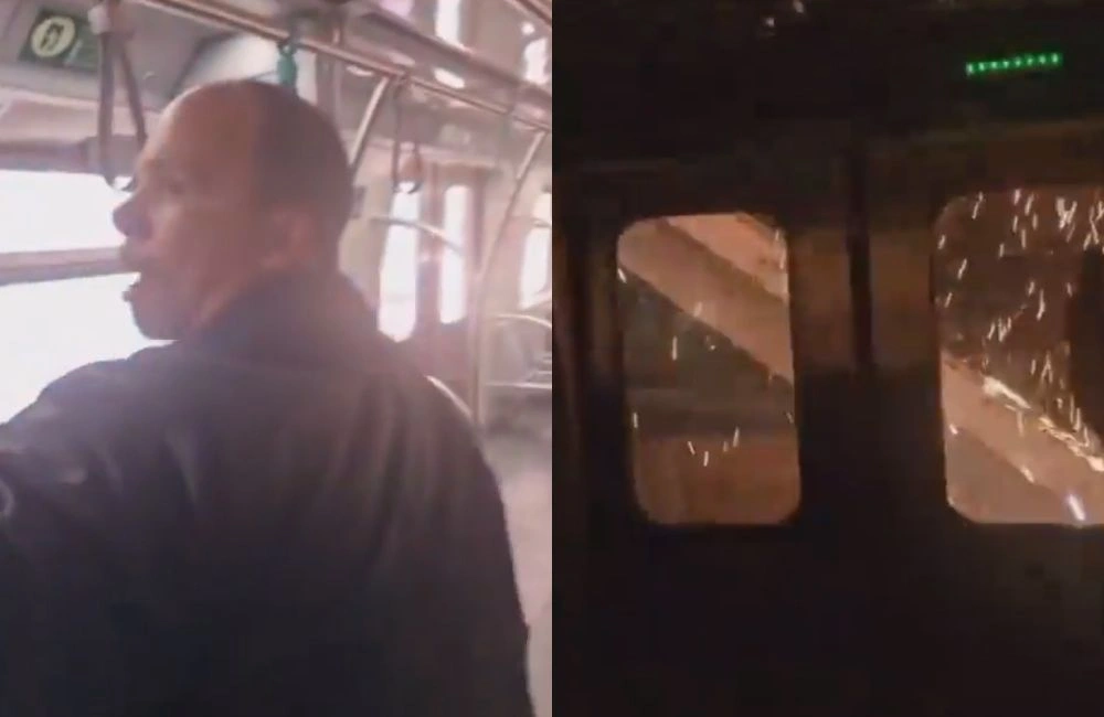 SP: trem explode, pega fogo e deixa passageiros em pânico; veja o vídeo