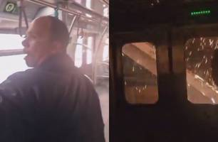 SP: trem explode, pega fogo e deixa passageiros em pânico; veja o vídeo (Foto: Reprodução)