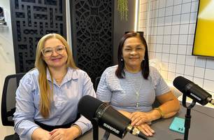 Antônia Moura e Aparecida Franco, representantes da SEJUS (Foto: Conecta Piauí)