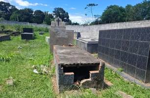 Corpo de bebê é roubado de sepultura no Rio de Janeiro (Foto: Reprodução)