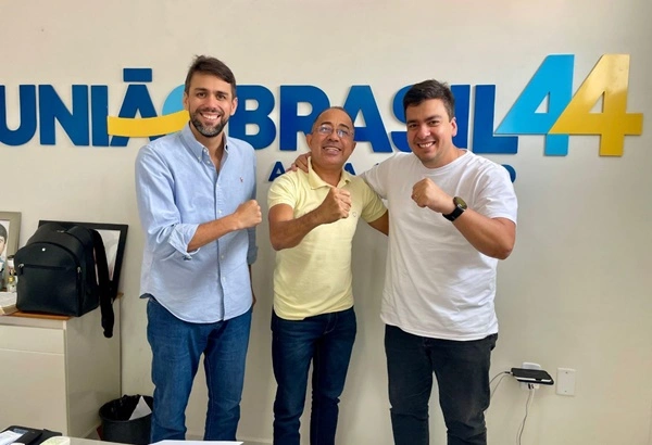 Da esquerda para a direita: Pedro Lucas, Ivan do Saborear e Paulo Casé