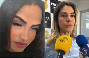 Delegada Nathália Figueiredo detalha caso de cabeleireira trans assassinada em Teresina (Foto: Reprodução) Delegada Nathália Figueiredo detalha caso de cabeleireira trans assassinada em Teresina (Foto: Reprodução)