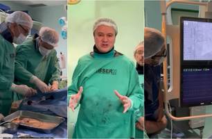 Dr. Paulo Márcio realiza cirurgia cardíaca inédita em hospital público do Piauí (Foto: Reprodução)