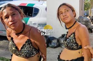 Grávida vai registrar boletim de ocorrência e termina presa em Teresina (Foto: Reprodução) Grávida vai registrar boletim de ocorrência e termina presa em Teresina (Foto: Reprodução)