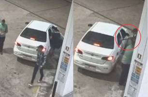 Homem é executado com tiros logo após entrar em táxi no Amazonas (Foto: Reprodução)