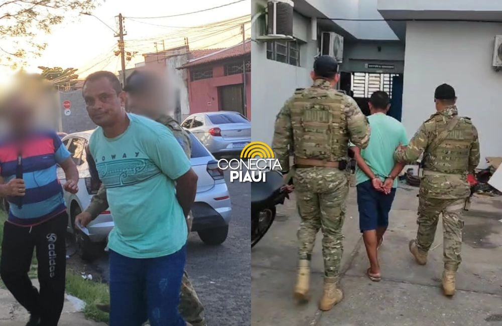 Homem tenta agredir esposa, é impedido por filho e desacata policiais em Teresina