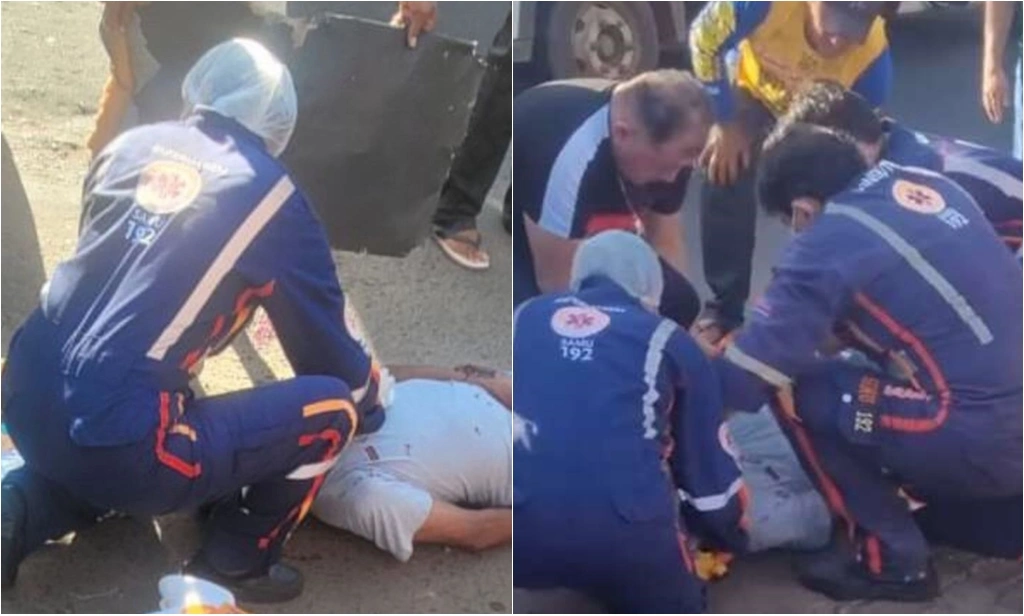 Idoso morreu após ser atingido por motocicleta