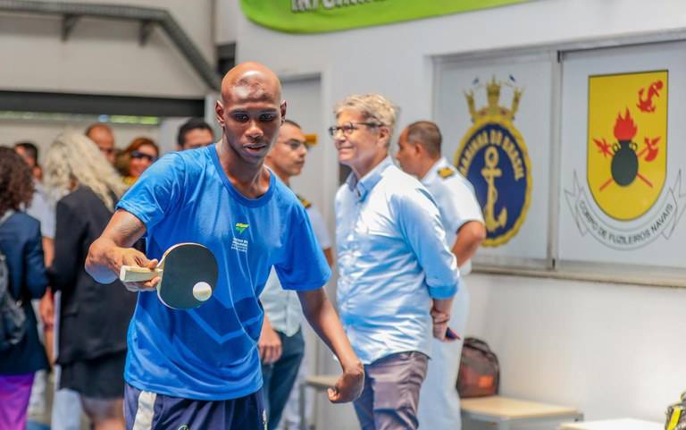 Ministro Wellington Dias visita projeto social da Marinha no Rio de Janeiro Ministro Wellington Dias visita projeto social da Marinha no Rio de Janeiro