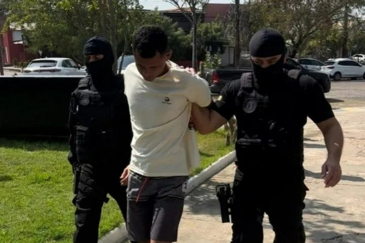 Momento da prisão de Orlando Silva