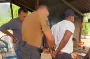 Pai é preso após esfaquear filha de 9 meses durante briga de casal em GO (Foto: Reprodução)