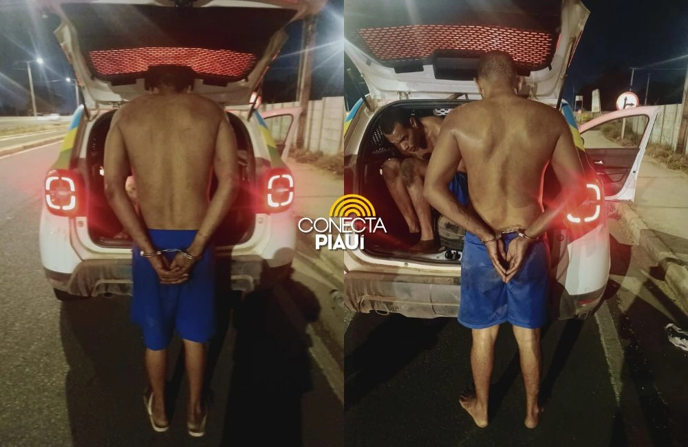 PM recaptura mais dois foragidos de penitenciária após perseguição em Teresina