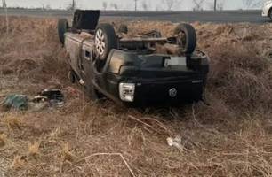 Policial militar do Maranhão capota carro e morre na BR-135 (Foto: Reprodução)