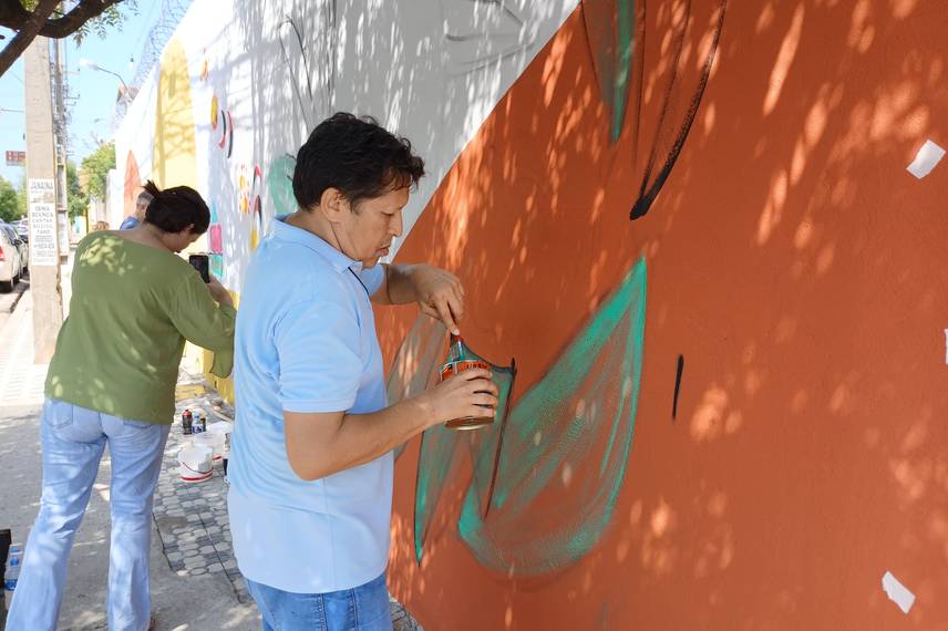 Projeto 'Muro pelo Fim da Violência' mobiliza Teresina com arte e conscientização Projeto 'Muro pelo Fim da Violência' mobiliza Teresina com arte e conscientização