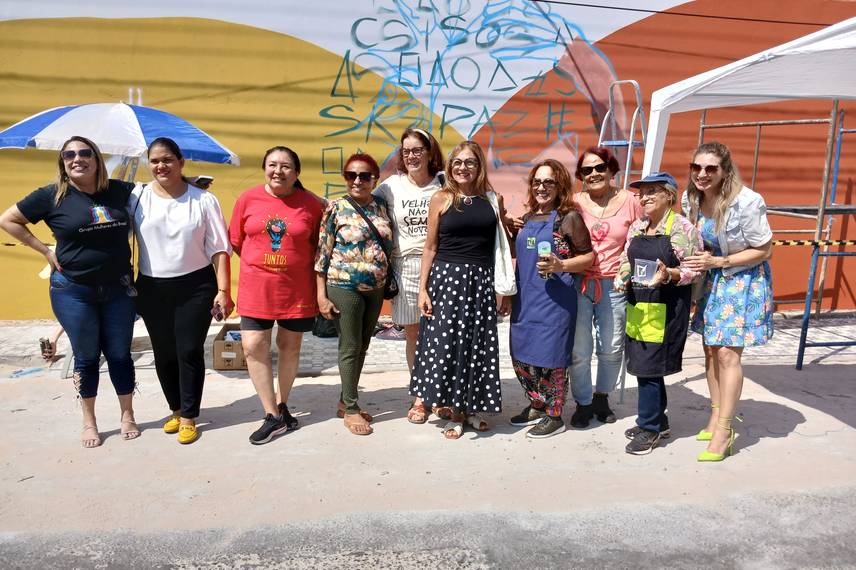 Projeto 'Muro pelo Fim da Violência' mobiliza Teresina com arte e conscientização Projeto 'Muro pelo Fim da Violência' mobiliza Teresina com arte e conscientização