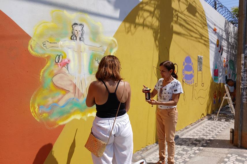 Projeto 'Muro pelo Fim da Violência' mobiliza Teresina com arte e conscientização Projeto 'Muro pelo Fim da Violência' mobiliza Teresina com arte e conscientização
