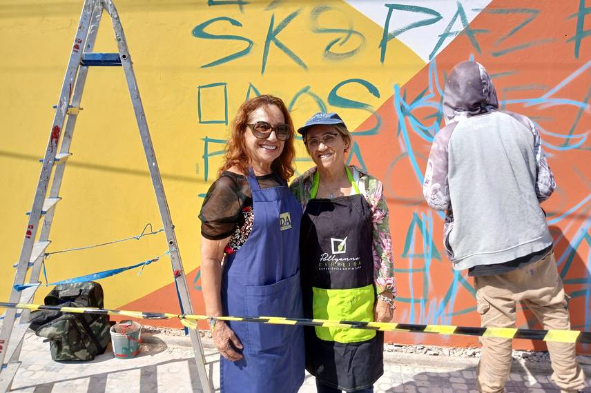 Projeto 'Muro pelo Fim da Violência' mobiliza Teresina com arte e conscientização Projeto 'Muro pelo Fim da Violência' mobiliza Teresina com arte e conscientização