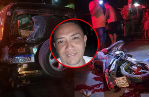 Acidente entre carro e moto deixa um morto e outro gravemente ferido em Oeiras (Foto: Reprodução) Acidente entre carro e moto deixa um morto e outro gravemente ferido em Oeiras (Foto: Reprodução)