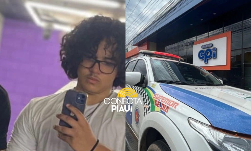 Aluno baleado por estudante dentro de colégio em Teresina está em estado grave