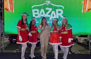 Bazar da Esperança aconteceu na Praça Leônidas Melo (Foto: Reprodução) Bazar da Esperança aconteceu na Praça Leônidas Melo (Foto: Reprodução)