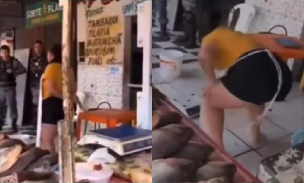 Comerciante se revolta com fiscalização do Inmetro em Timon e quebra balança