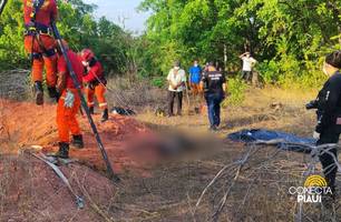Corpo de homem desaparecido há 11 dias é encontrado dentro de poço em Nazária (Foto: Repórter 12/Conecta Piauí) Corpo de homem desaparecido há 11 dias é encontrado dentro de poço em Nazária (Foto: Repórter 12/Conecta Piauí)