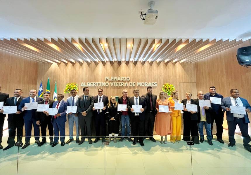 Diplomação dos eleitos em Demerval Lobão