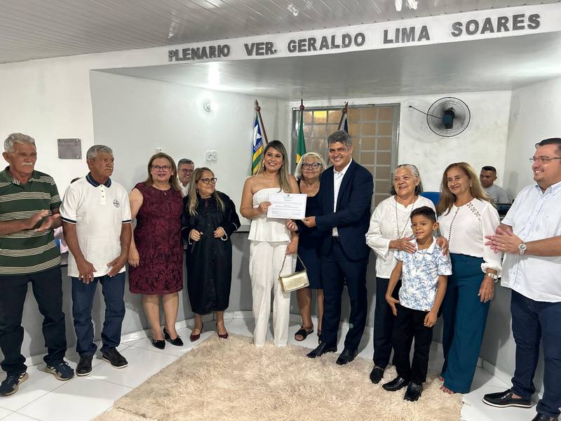 Diplomação dos eleitos em Lagoa do Piauí