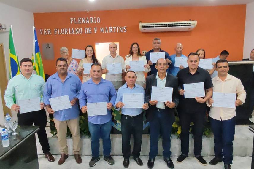 Eleitos de cinco municípios piauienses são diplomados em Manoel Emídio