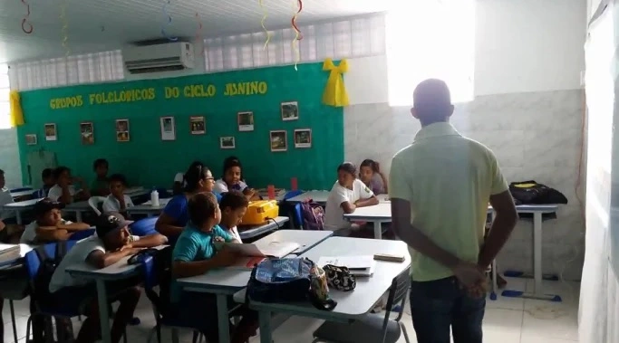 Escola Municipal Tennyson Fontes Souza. Foto: Reprodução Facebook