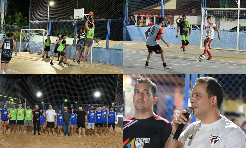 Esporte, comemoração e disputa marcam noite histórica em Demerval Lobão