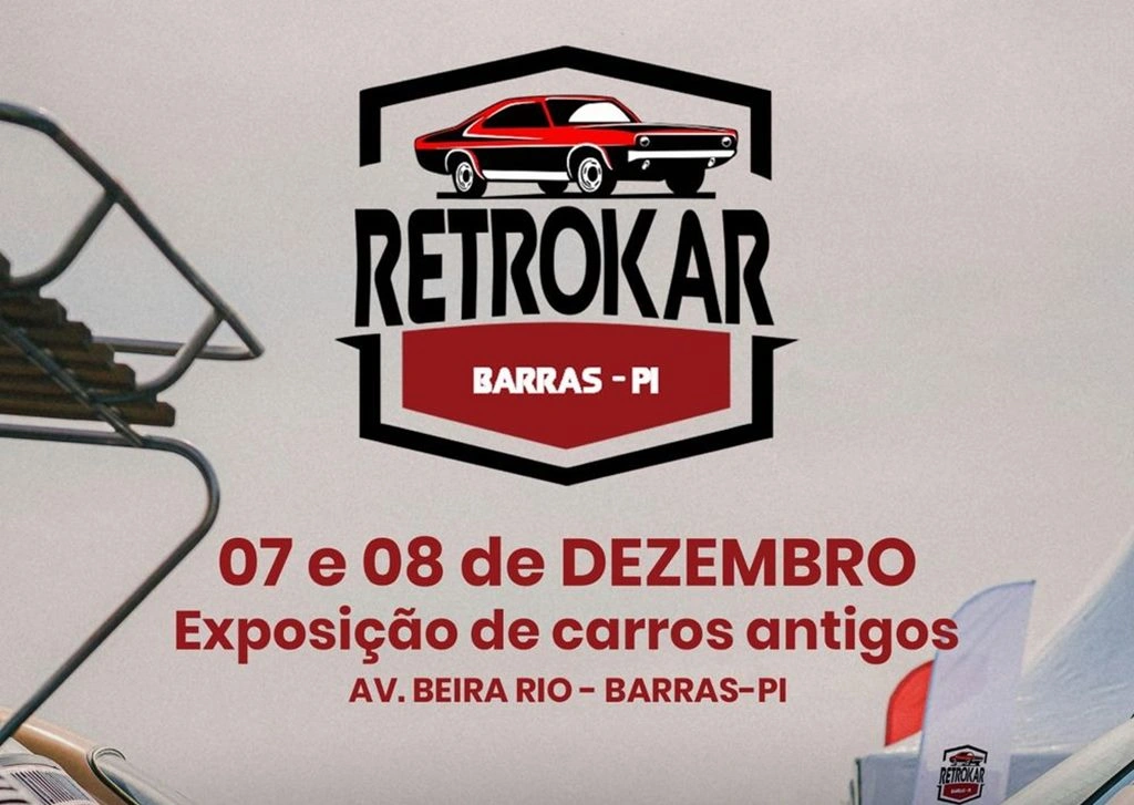 Exposição de carros antigos vai movimentar Barras neste final de semana