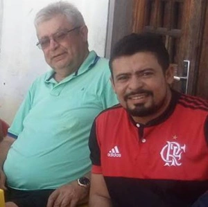 Ferdinando com o filho Wesley Coutinho; surpresa nas eleições de Caxias