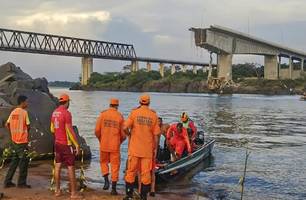 Fiscais do DNIT atestaram e aprovaram obra na ponte dois meses antes de cair (Foto: Reprodução)