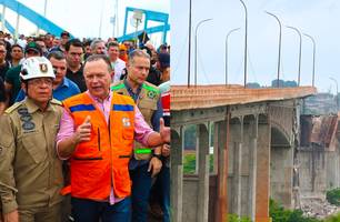 Governador do Maranhão visita acidente na Ponte JK e garante suporte às famílias (Foto: Reprodução)