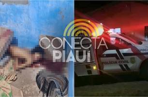 Homem é brutalmente assassinado dentro de uma residência em Demerval Lobão (Foto: Repórter 12 / Conecta Piauí) Homem é brutalmente assassinado dentro de uma residência em Demerval Lobão (Foto: Repórter 12 / Conecta Piauí)