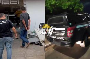 Homem é preso após decepar mão de suspeito de assediar sua esposa em Altos (Foto: Repórter 12/Conecta Piauí) Homem é preso após decepar mão de suspeito de assediar sua esposa em Altos (Foto: Repórter 12/Conecta Piauí)