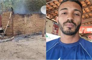 Homem incendeia residência de ex-companheira após não aceitar término no Piauí (Foto: Reprodução) Homem incendeia residência de ex-companheira após não aceitar término no Piauí (Foto: Reprodução)